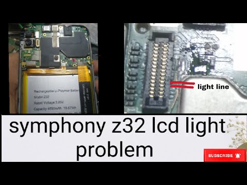 symphony z32 lcd light problem/z32#lightproblem#z32