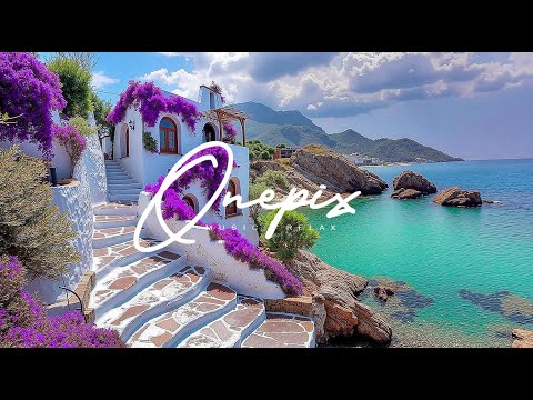 🇮🇹 Italian Riviera Escape | 2+ Hours of Relaxing Mediterranean Music & Coastal Views 🌅🎶