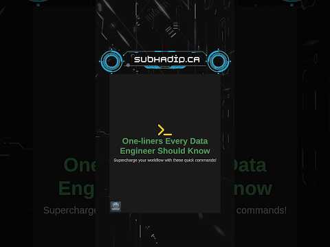 One-liners Every Data Engineer Should Know