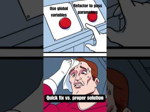 Quick fix vs proper solution - hard choice for every software engineer #programmingmemes