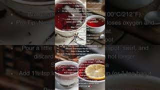 red tea recipe for your awesome mornings