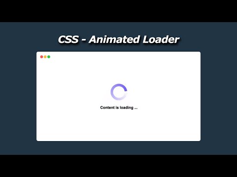 Create a Beautiful CSS Loader Spinner — No JavaScript Needed!