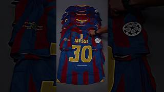 every MESSI Barcelona jersey 🥹🙌 #football #messi #shorts #barcelona   #viralvideo