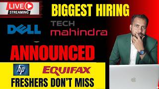 Tech Mahindra New Hiring Announced for freshers | dell, HP, Barclays Jobs Apply Now