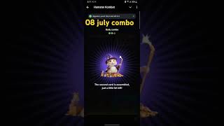 HAMSTER KOMBAT DAILY COMBO CARDS TODAY JULY 08 #hamsterkombat #bitcoin #dailycombo #airdrop