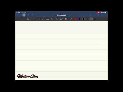 Separable Differential Equation - Tabular Method [Example 2]
