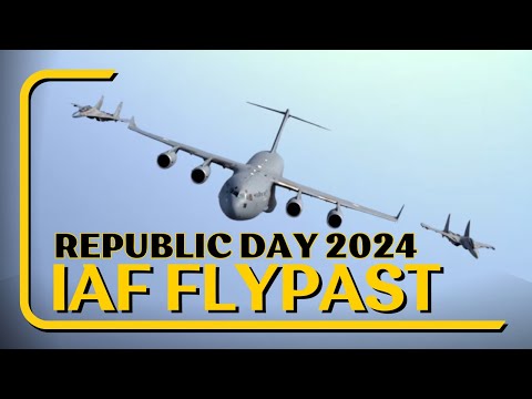 IAF FLYPAST IN REPUBLIC DAY 2024 | 54 IAF FIGHTERS IN FORMATION #republicday #indianairforce