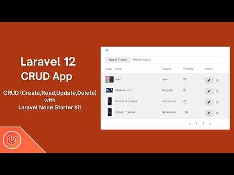 :how to build a CRUD (Create,Read,Update and Delete) Application with Laravel 12