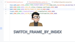 Master Frame Switching in Web Automation: SWITCH_FRAME_BY_INDEX Action Tutorial