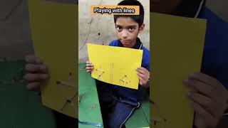 Activity Based Learning (Play with Lines)|Art integrated Learning 🌼#learningwithfun #mathsactivity
