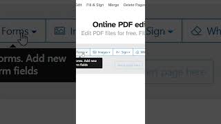 How To Edit a PDF #shorts #pdf #sejda