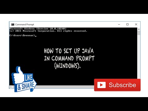 HOW TO RUN JAVA IN COMMAND PROMPT (WINDOWS10)