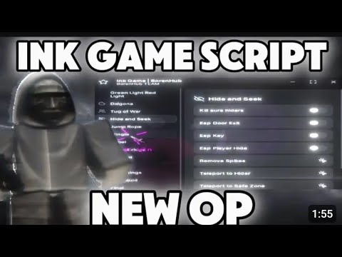 🔥Ink Game Script  Undetectable, Auto Teleport Peabert, Unlock Gamepasses, Powers & OP Features!