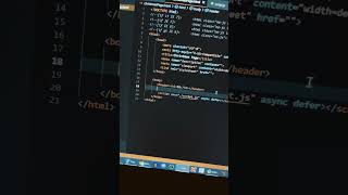 Elevate your Web Design - Creating a Header #coding #shorts