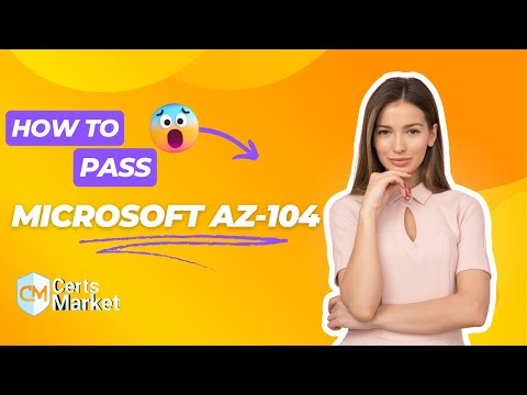 Pass Your Microsoft AZ-104 Exam with CertsMarket! #viral #motivation #education #job #exam