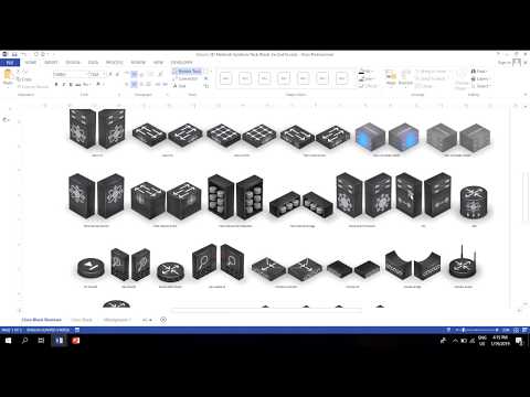Tutorial4:Visio Network Digram Using Connection Points