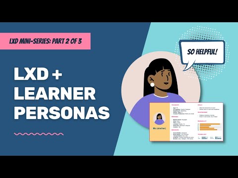 LXD and User Personas for Instructional Design (What is LXD: Part 2 of 3!)