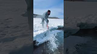 Snow fishing part -84 | ice fish catching #fish #ytshorts