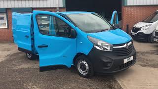 Vauxhall Vivaro swb blue #usedvansforsale @ Simply van sales Manchester #vauxhallvans #vansforsale
