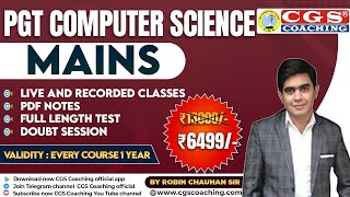 CGS LIVE | TGT/PGT Computer Science | #Demo_Class-01| Theory of Operating Systems| Robin Chauhan Sir