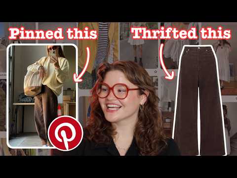 Come Thrift My PINTEREST Board With Me! *try-on haul!*