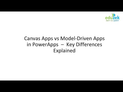 Canvas Apps vs Model-Driven Apps in PowerApps | Key Differences Explained (Beginner Friendly)