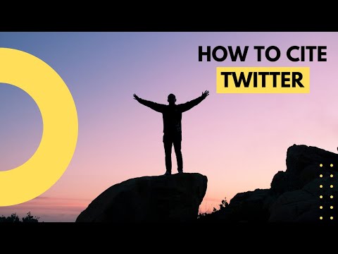 How to Cite and Reference Twitter - Harvard style