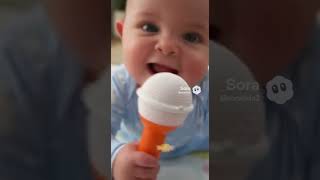 Awake baby wants a snack. 👶 #rap #beats #viral #short #funnyvideo #aishorts