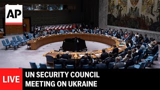 LIVE: UN Security Council meeting on Ukraine