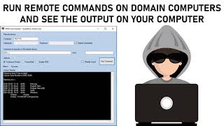 Run remote commands on domain computers and see the output on your computer