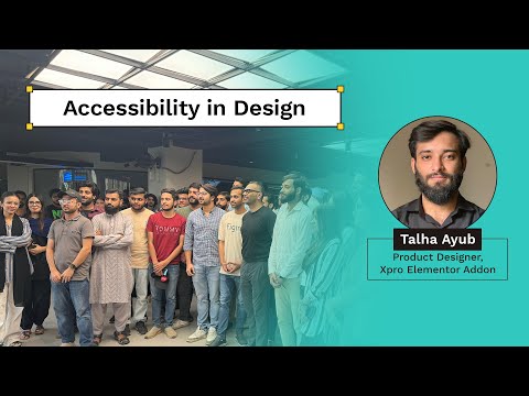 Talha Ayub at Figma Community Meetup 24.2 | Friends of Figma Lahore
