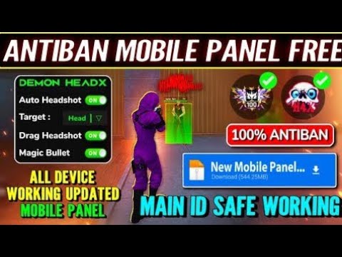 Panel For Mobile FF || Free fire hack New 🔥 FF Panel || free Fire panel Ob50 😈 FF Max Meta Data File