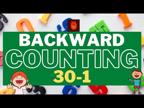 Backward Counting 30-1| HappyToons | Maths Concepts