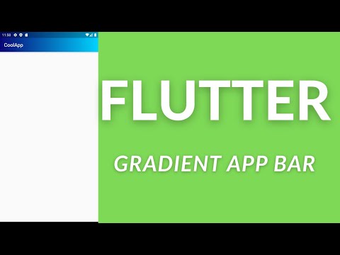 Flutter Gradient App Bar 2021 - easyFlutter
