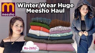 Winter wear Huge Meesho Haul 😍 #meeshohaul #winterspecial #wintercollection #fashion #haulvideo