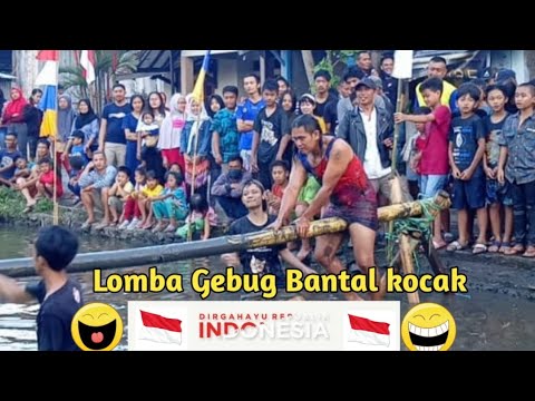 Perlombaan gebug bantall 😃momen kocak
