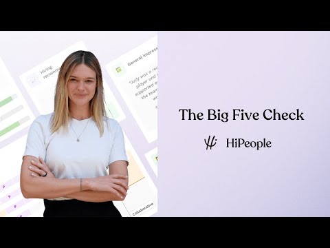 HiPeople - The Big Five Personality Check