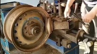 A machine to straighten rims | Engineering Evolution
