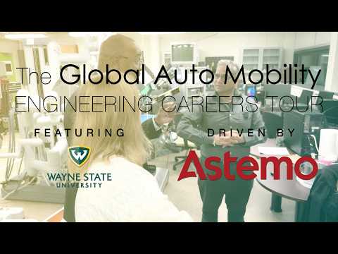 Astemo Engineering Careers Tour visits the CARES Lab at Wayne State University