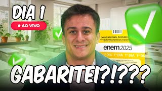 Corrigindo o PRIMEIRO dia do ENEM 2025