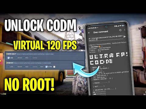 🔧 How To Unlock CODM Maximum FPS (120) | Without Root (Virtual!)
