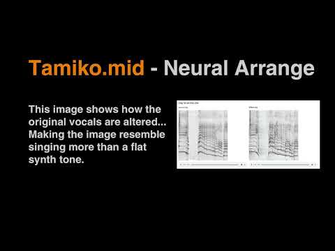 Tamiko - Neural music re-rendering (plus some explanation!)