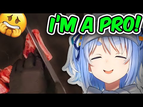Chat is Freaking Out Over Pekora's Cutting Style