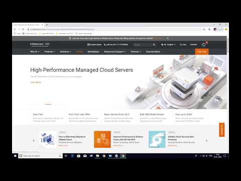 Alibaba CLoud Introduction Account Creation