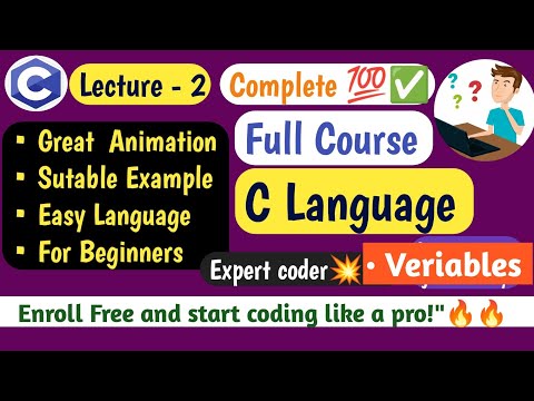 Complete C Language Course for Bigginers | Lecture 2 #c #clanguage #clecture