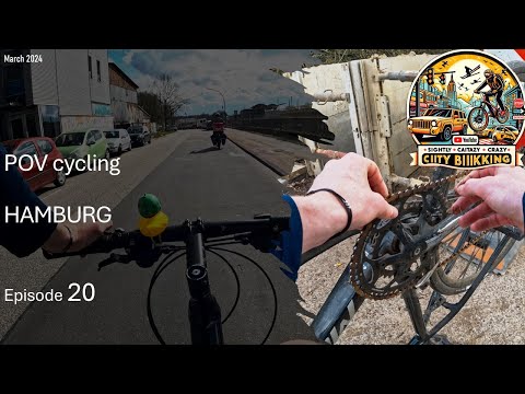 POV bike Hamburg °20 - Spring trip to Altona accompanied by shouting women