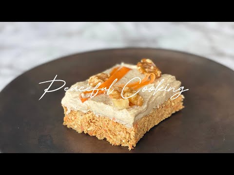 No Bake Carrot Cake | Vegan & Gluten Free | Healthy Dessert