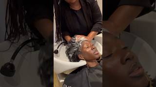 I got my first curl treatment on my 4c hair and I was in wow!! #4chair #naturalhair #love #cooking