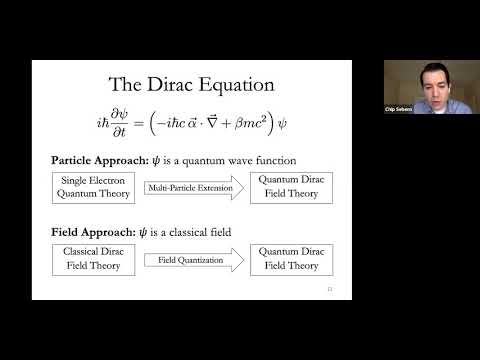 Chip Sebens - "Electron Spin and Field Quantization"