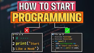 This is How To Start Programming (The Right Way!)
